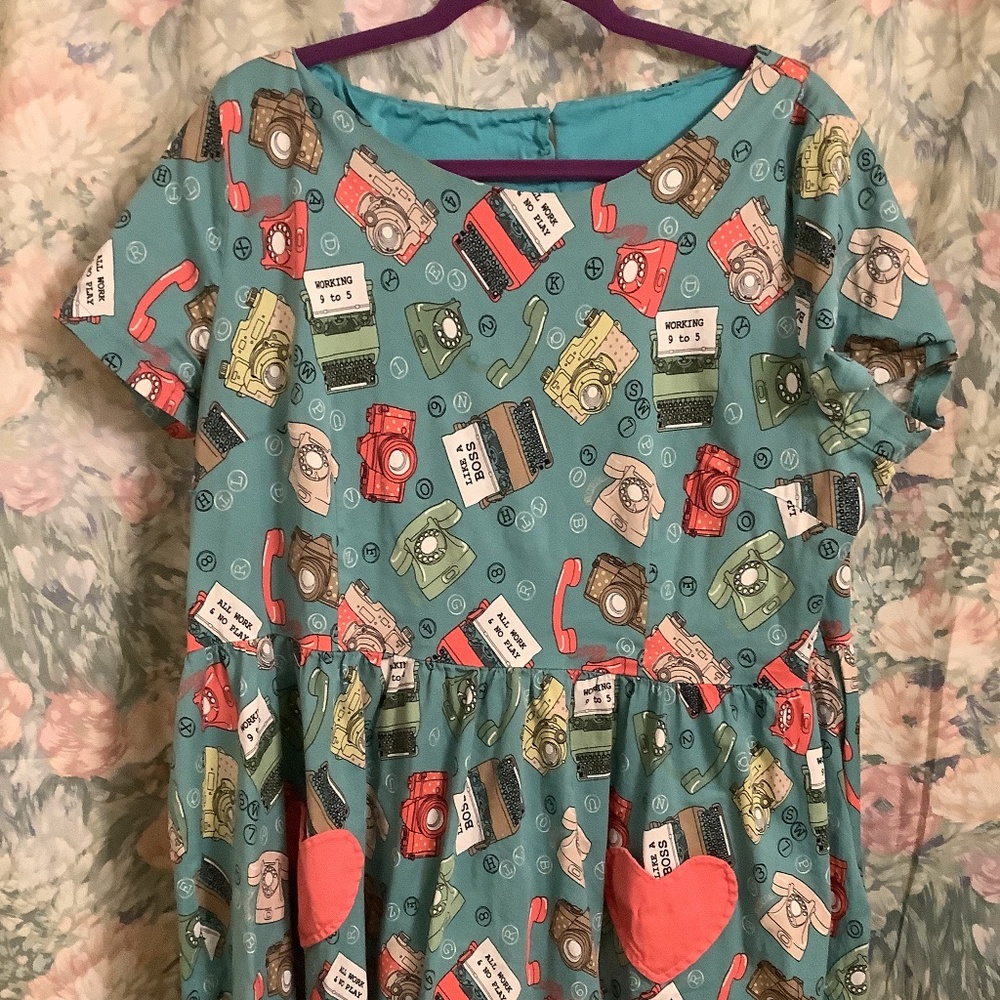 Lindy Bop print dress